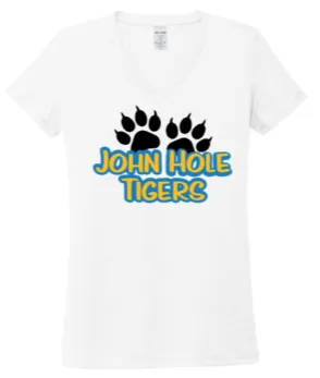 Ladies V Neck Tri-Blend Tee - JHM24