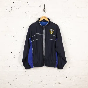 Leeds United Football Tracksuit Top Jacket - Blue - M