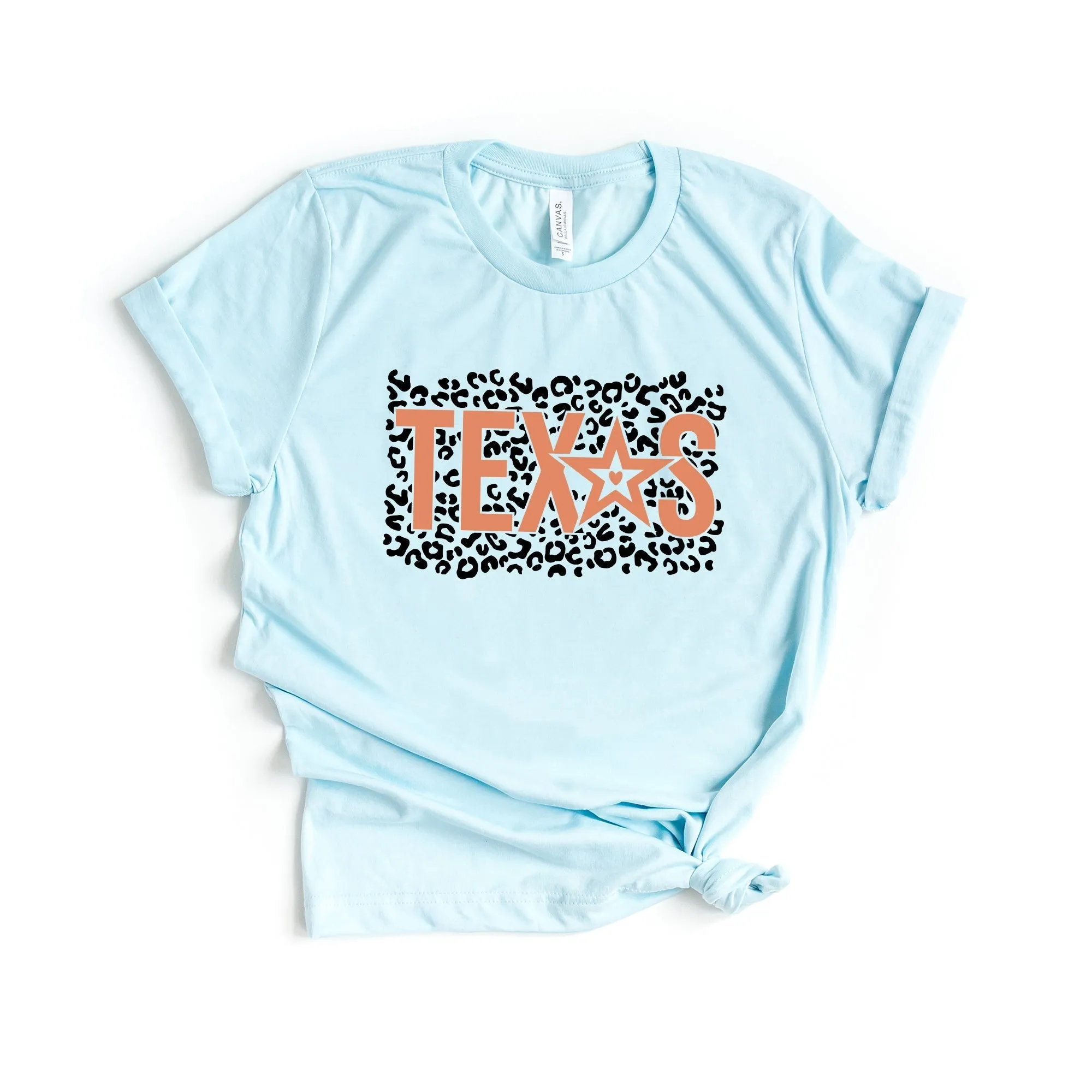 Leopard Texas Star | Short Sleeve Graphic Tee