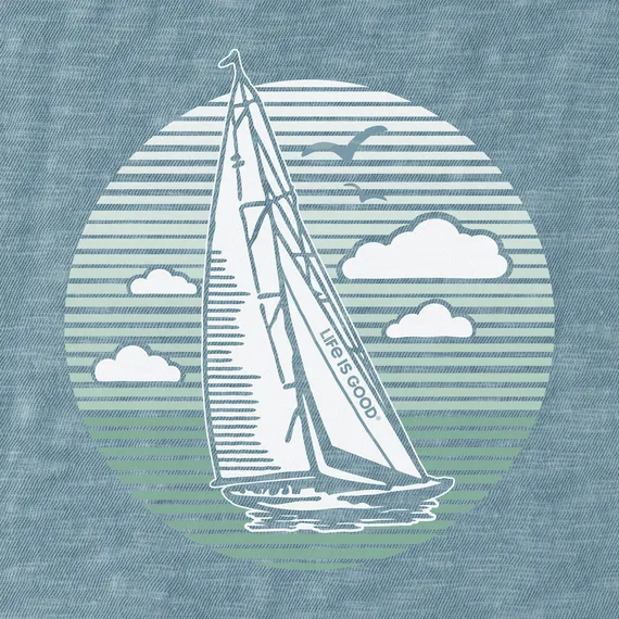 Life is Good Women's Smooth Sailing Textured Slub Tank
