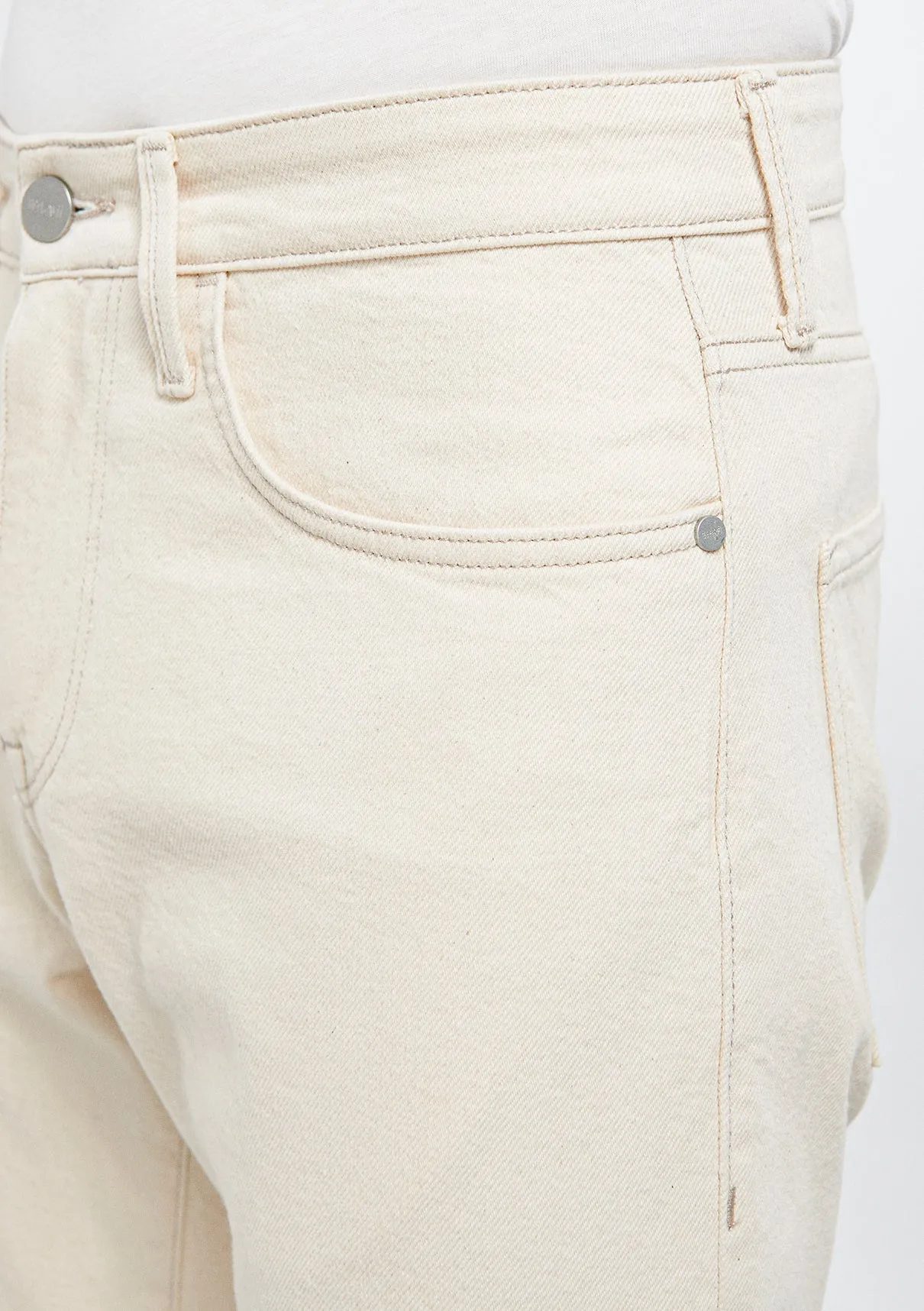 London Off White Denim Jean Pants