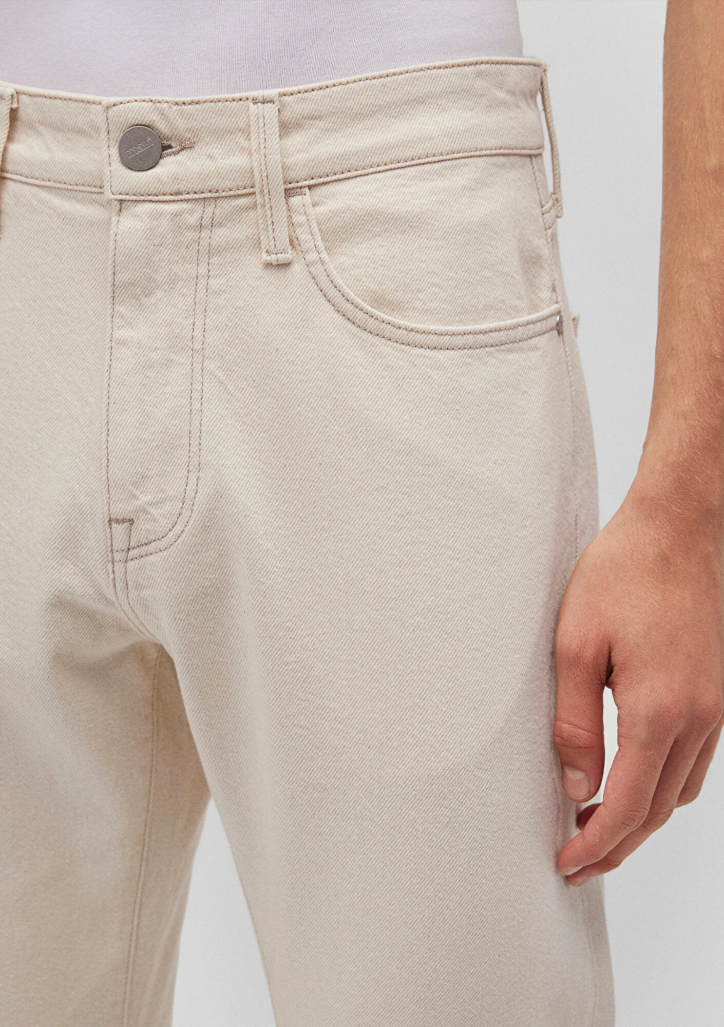 London Off White Denim Jean Pants