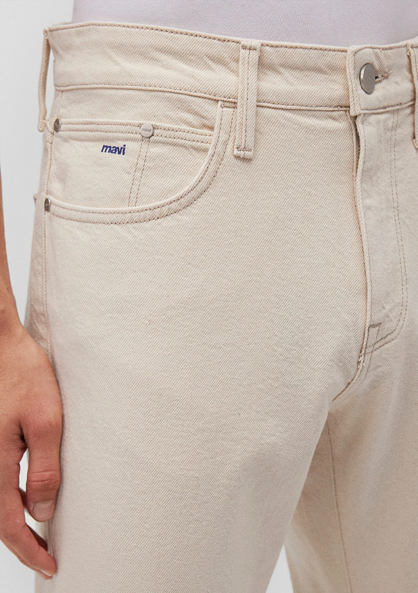 London Off White Denim Jean Pants
