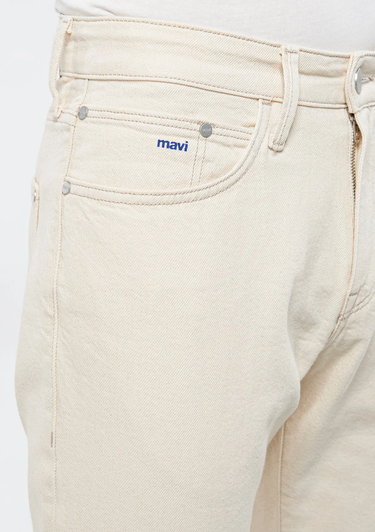 London Off White Denim Jean Pants