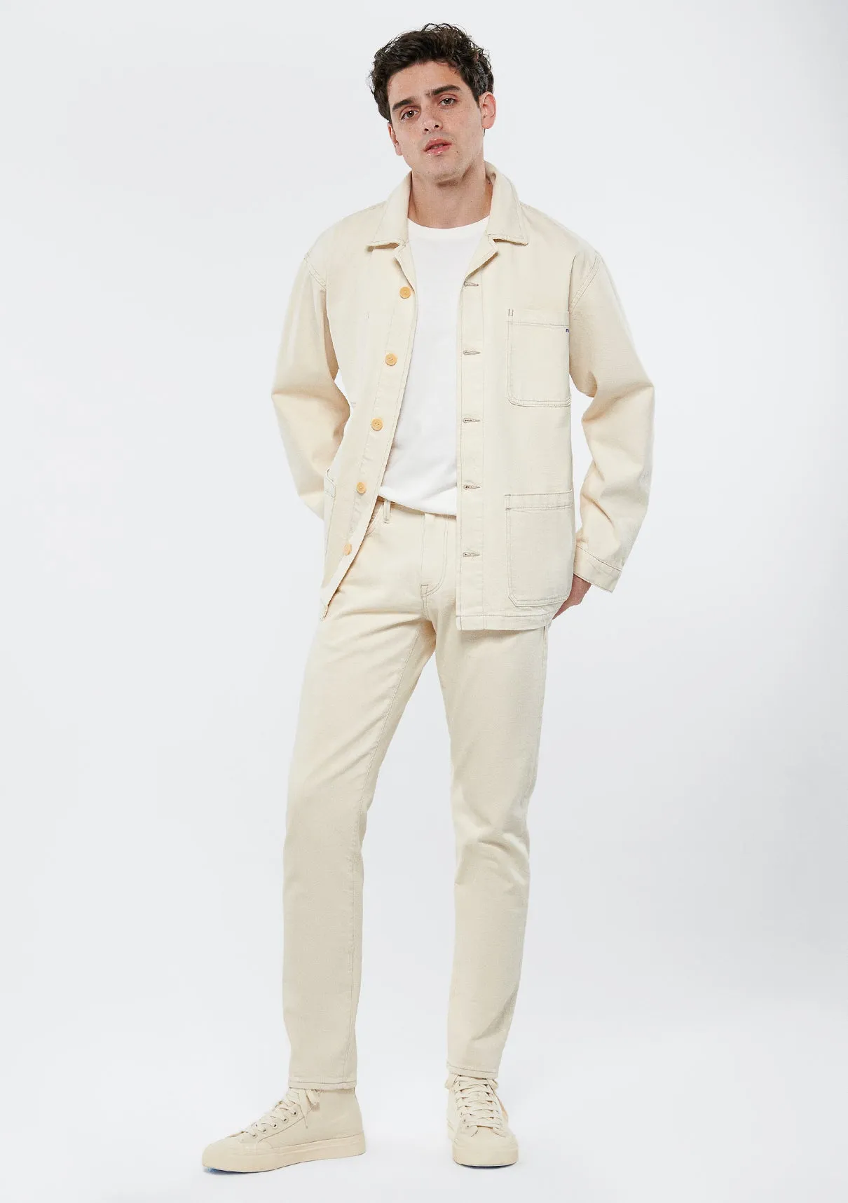 London Off White Denim Jean Pants