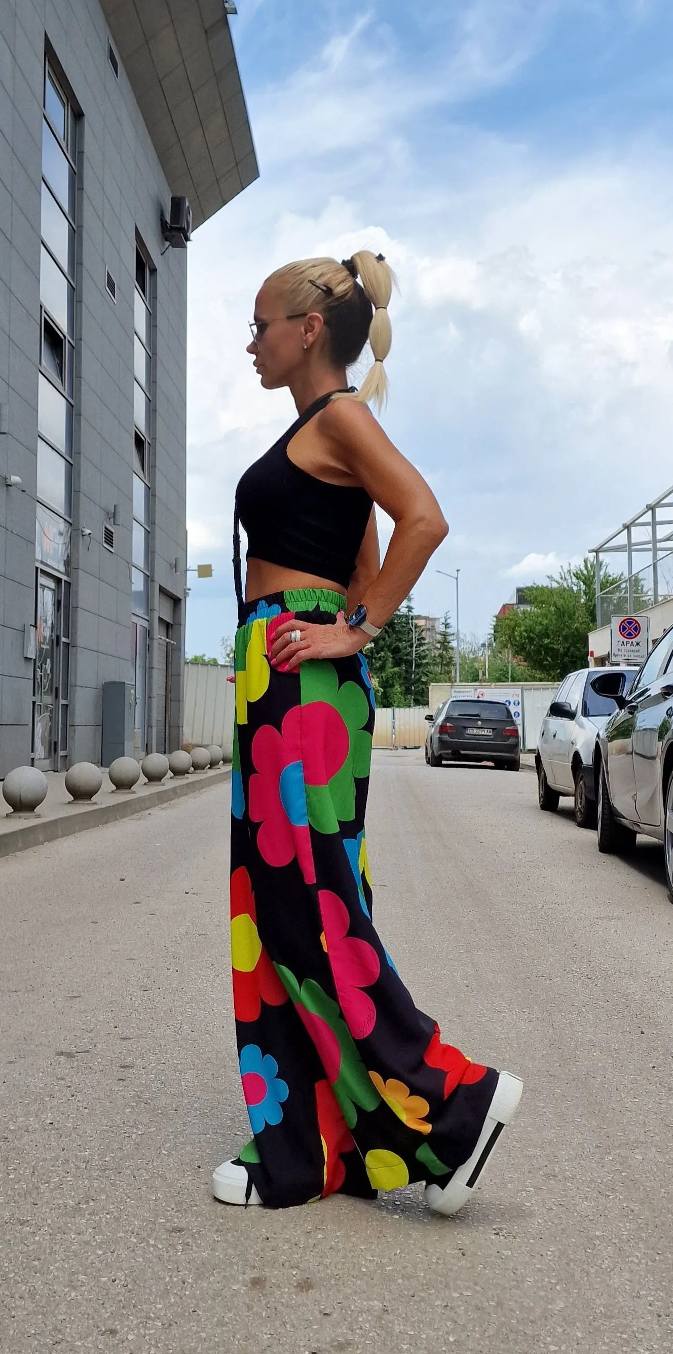 Long Skirt Pants, High Waist Pants, Summer Pants, Casual Pants, Charleston Trousers, Loose Pants, Extravagant Pants, Avant-garde trousers