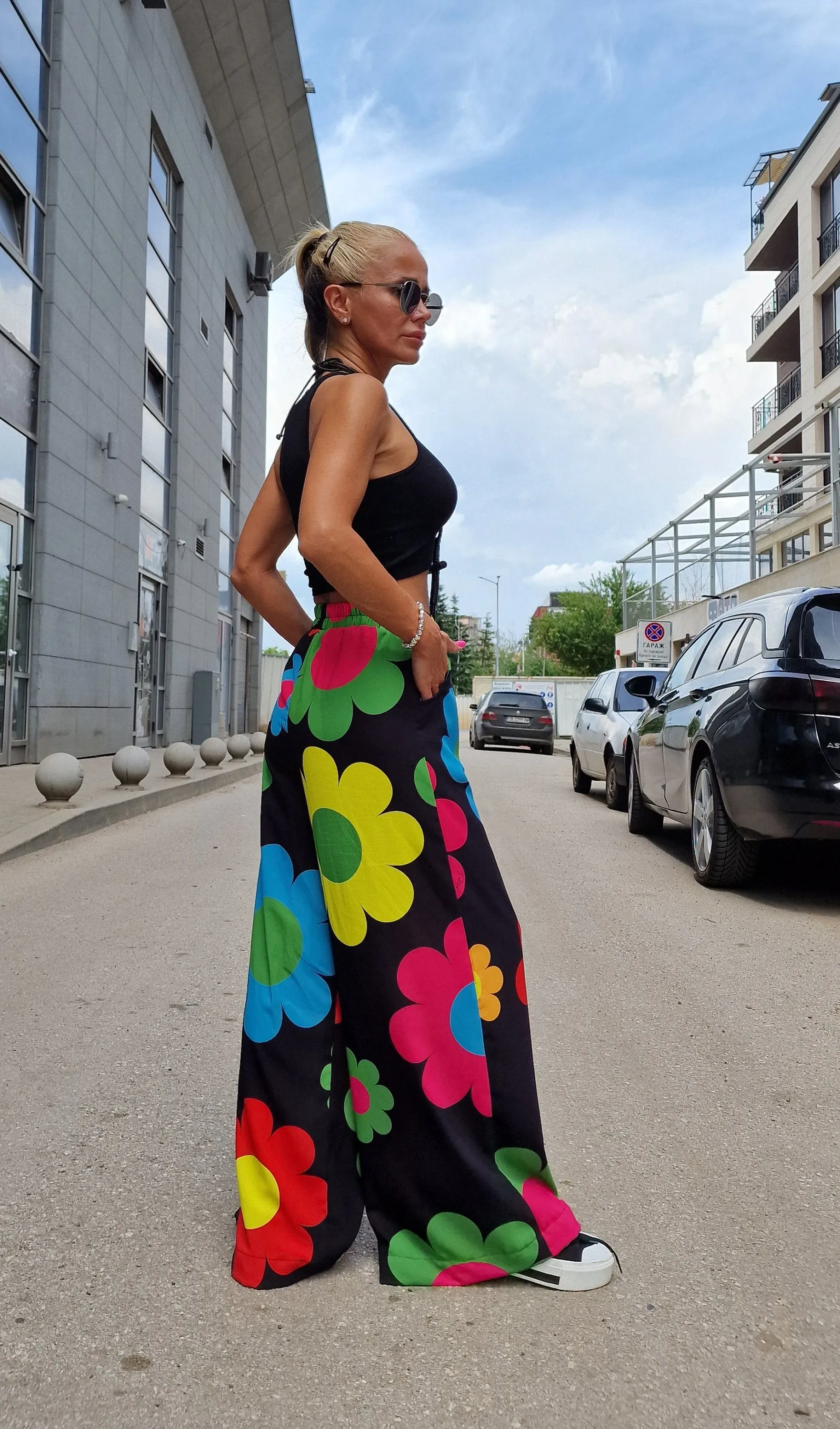 Long Skirt Pants, High Waist Pants, Summer Pants, Casual Pants, Charleston Trousers, Loose Pants, Extravagant Pants, Avant-garde trousers