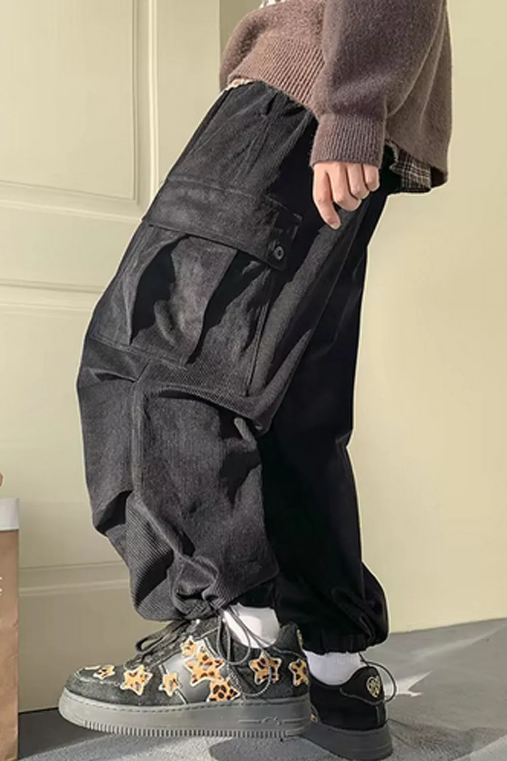 Loose Casual Jogger Corduroy Sweatpants
