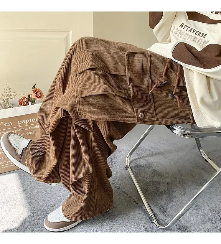 Loose Casual Jogger Corduroy Sweatpants