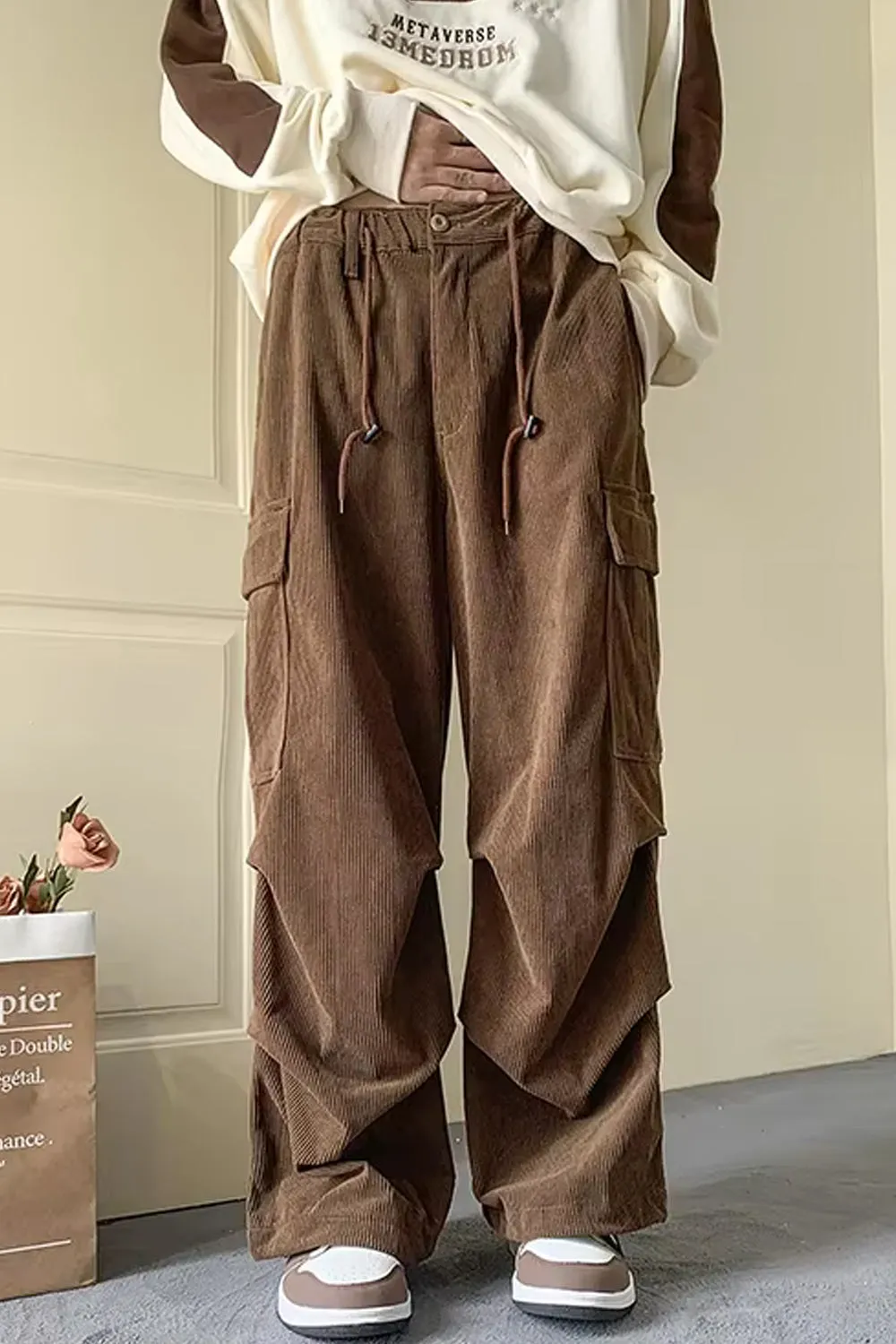 Loose Casual Jogger Corduroy Sweatpants