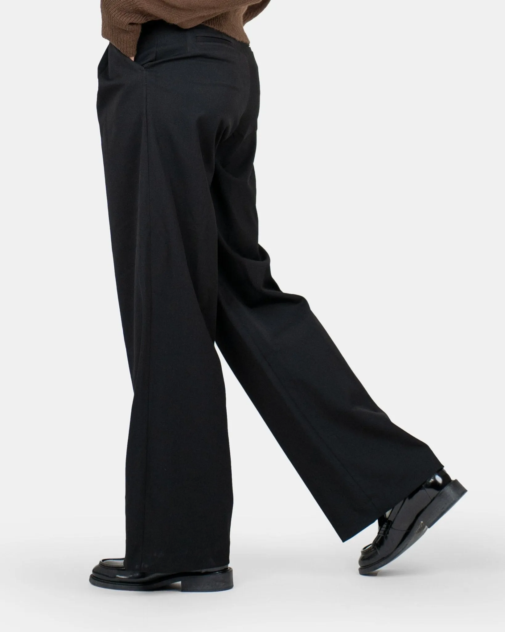 Loose Fit suit pants Black
