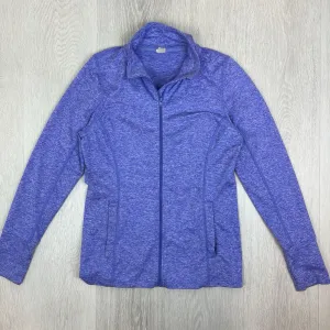 Lorna Jane Womens Full Zip Purple Tracksuit Jacket Size Medium Approx