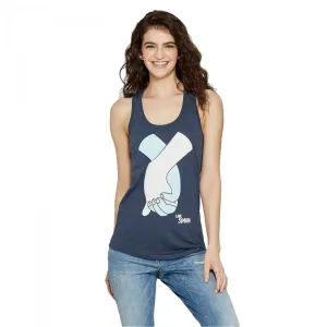 Love Simon Women's Holding Hands Graphic Racerback Tank Top