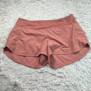 Lululemon Speed Up Mid-Rise Lined Short 4&quot; Pink Savannah