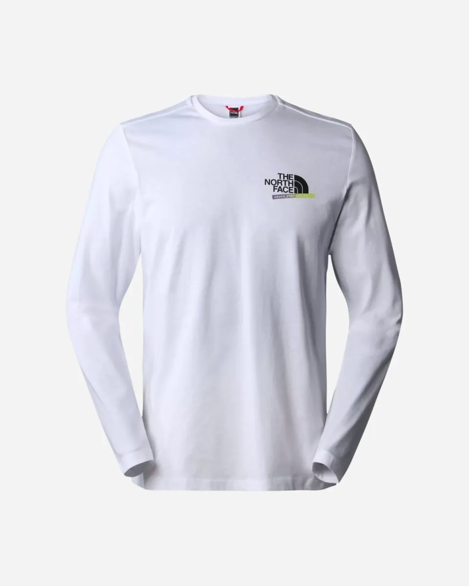 M Es Graphic L/S Tee - White