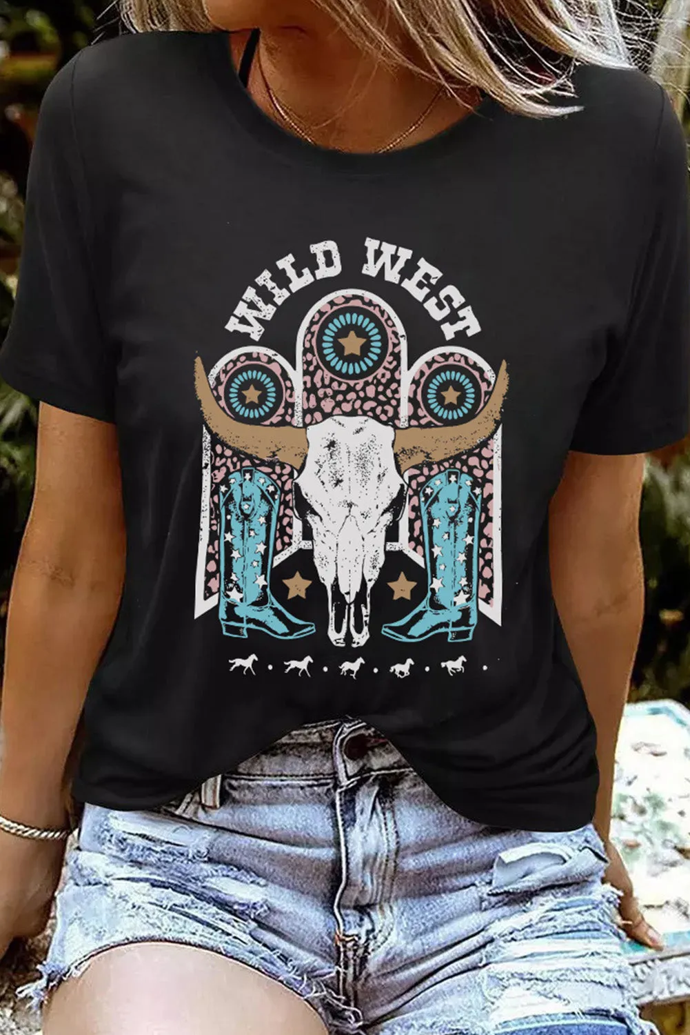 MAMA Hot Mess Graphic Print Short Sleeve T Shirt