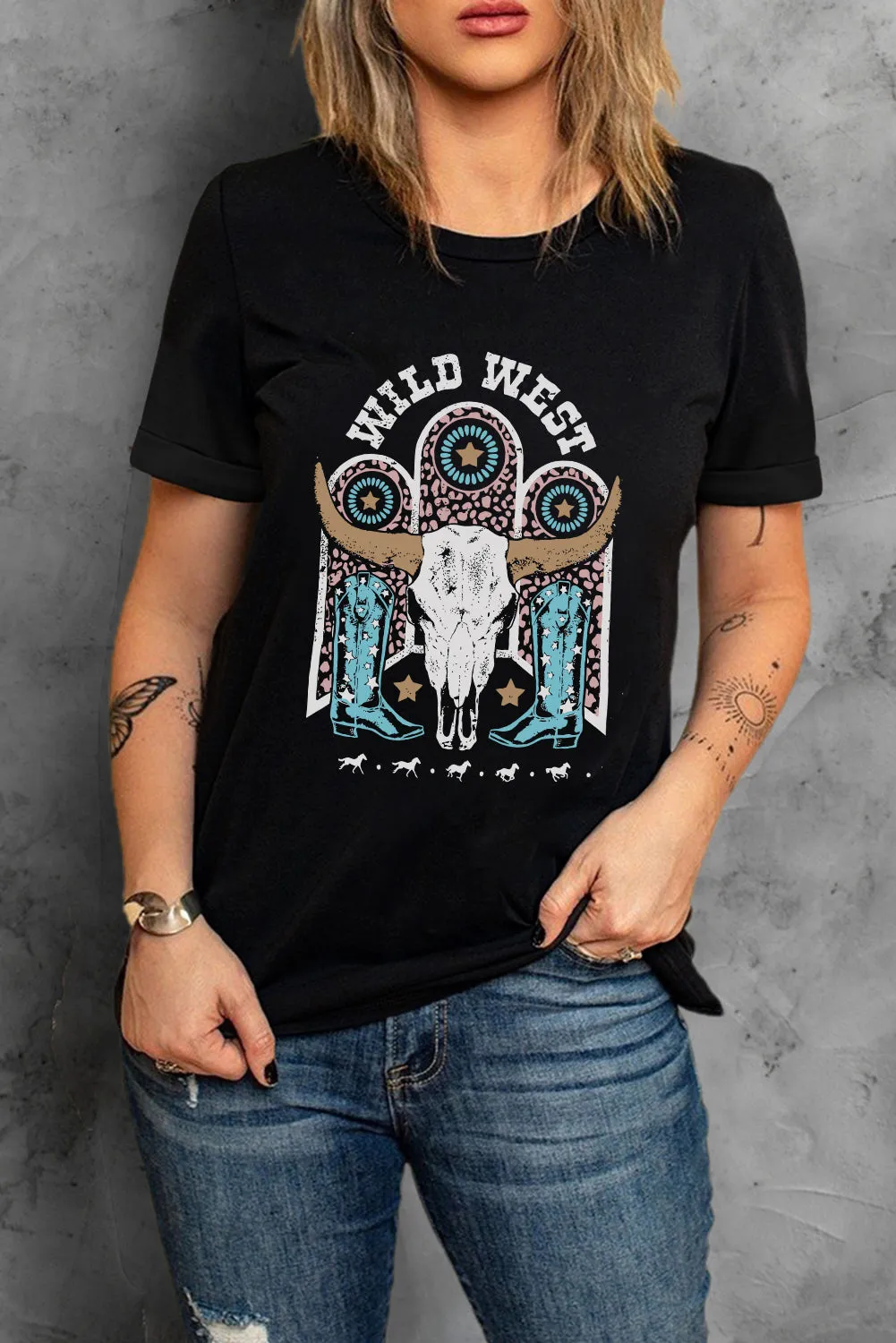 MAMA Hot Mess Graphic Print Short Sleeve T Shirt