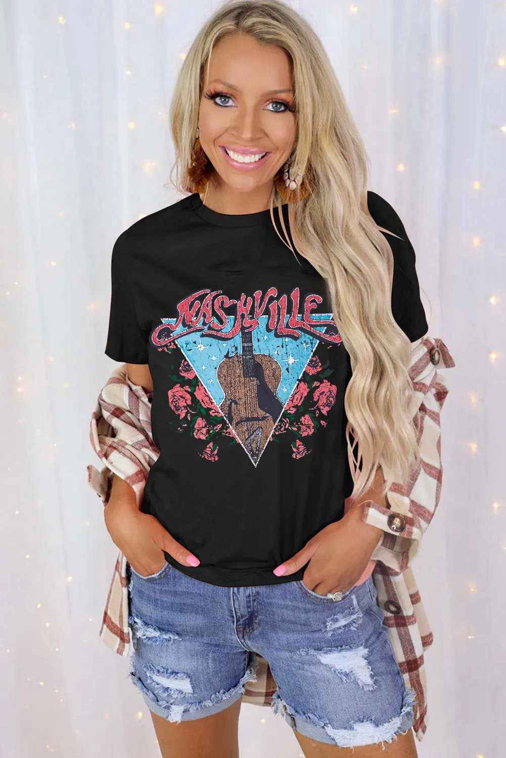 MAMA Hot Mess Graphic Print Short Sleeve T Shirt