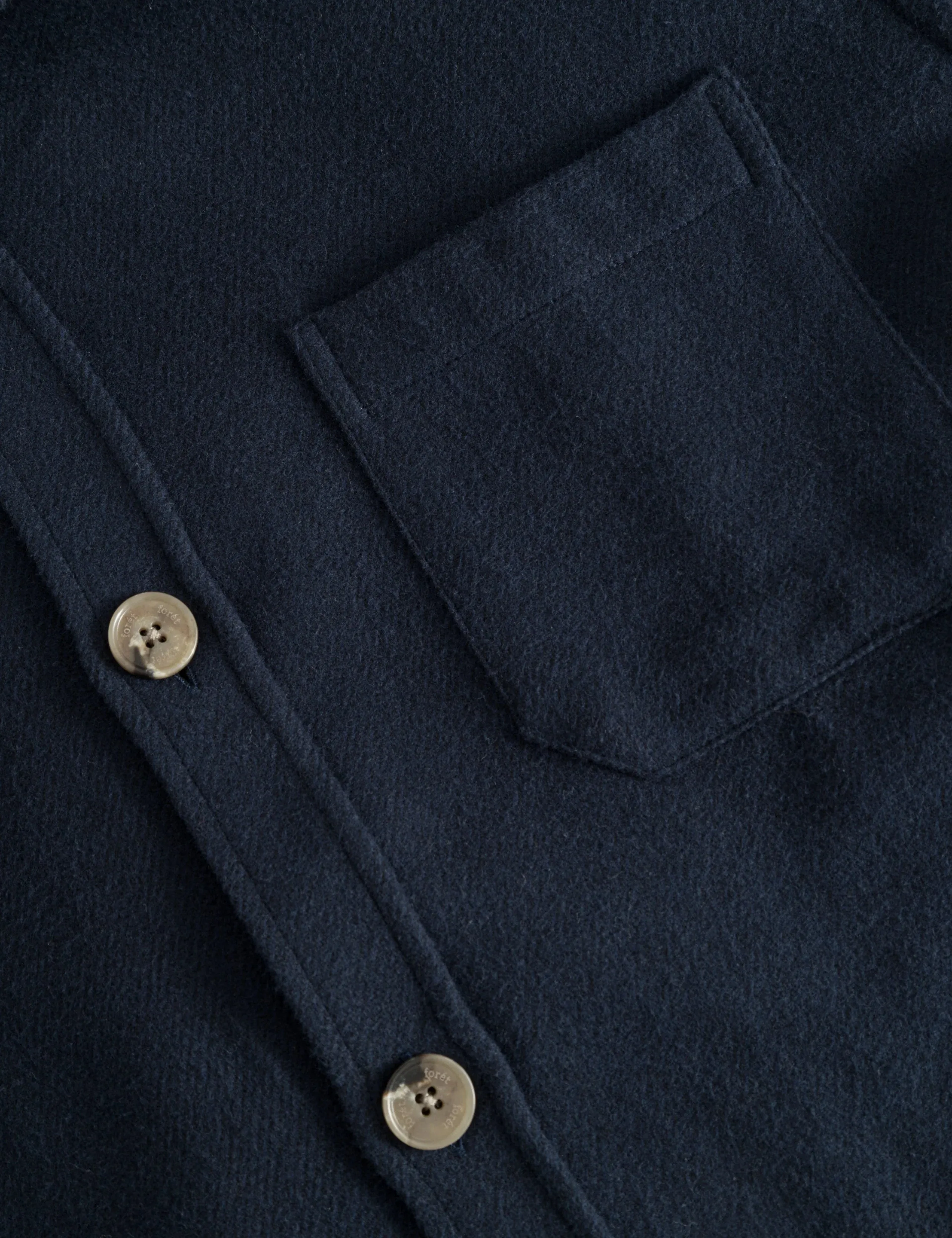 Map Flannel Shirt | Navy