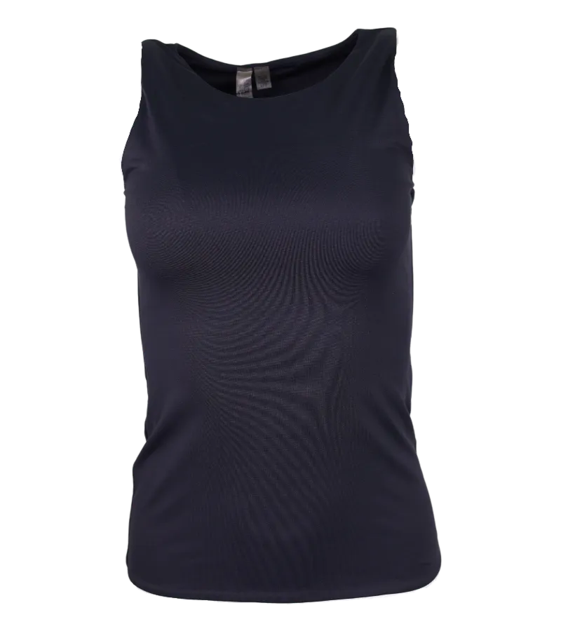 Maria Muscle Tank Top - Black