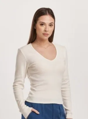 Marlowe V-Neck Basic Tee