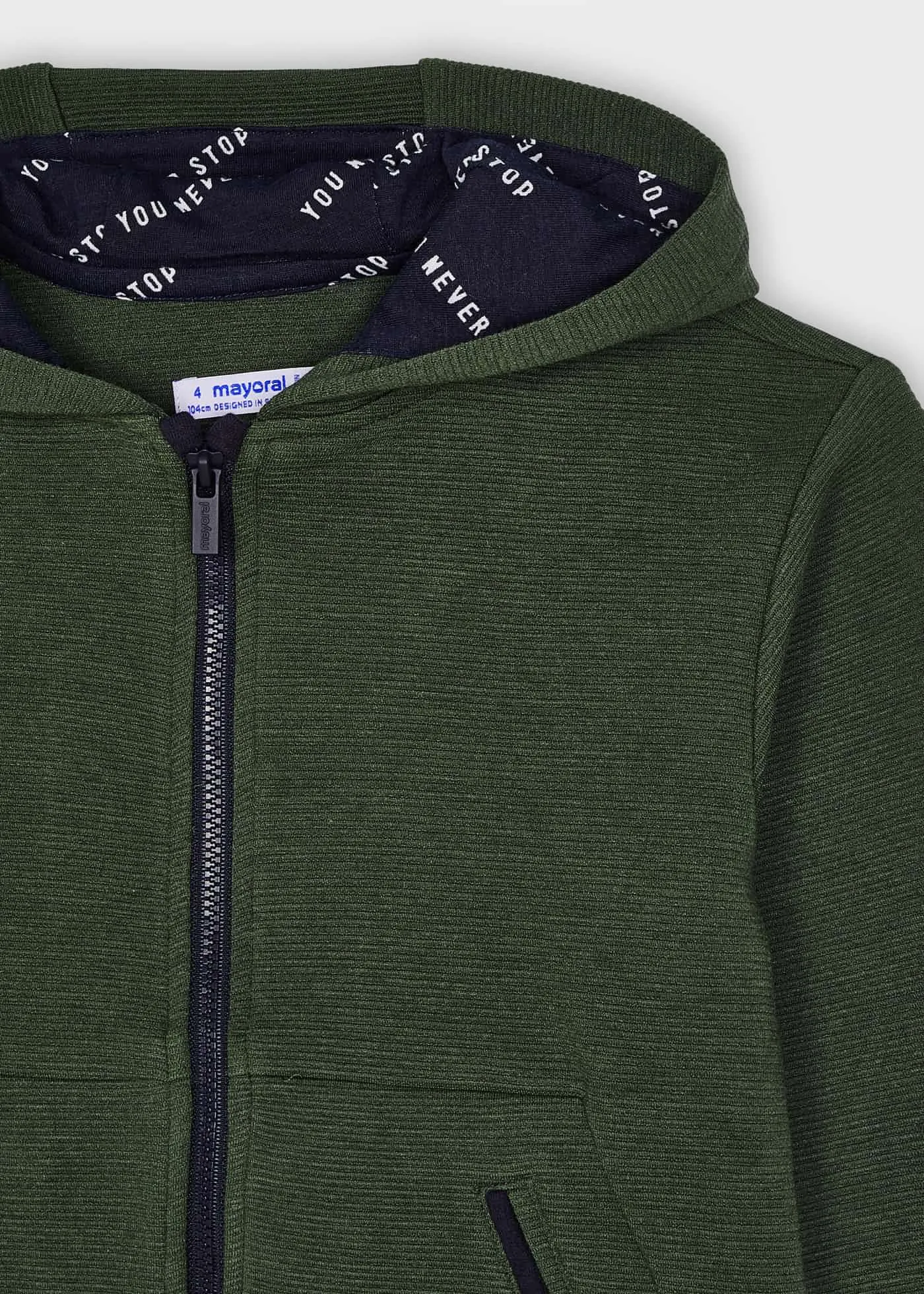 Mayoral Ribbed Khaki Tracksuit