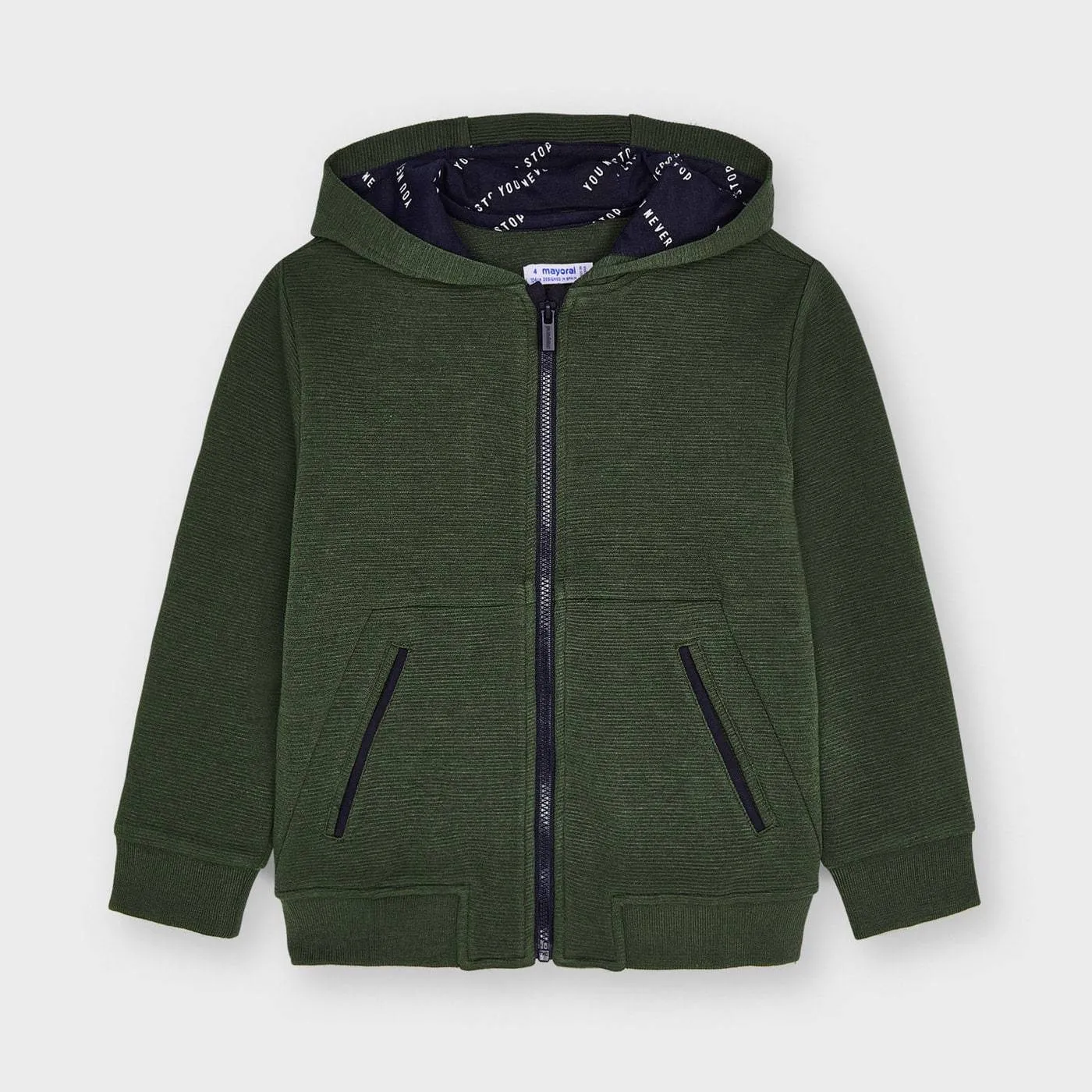 Mayoral Ribbed Khaki Tracksuit