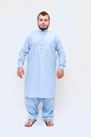 Men Cotton Embroidery Color Suit Salwar Kameez
