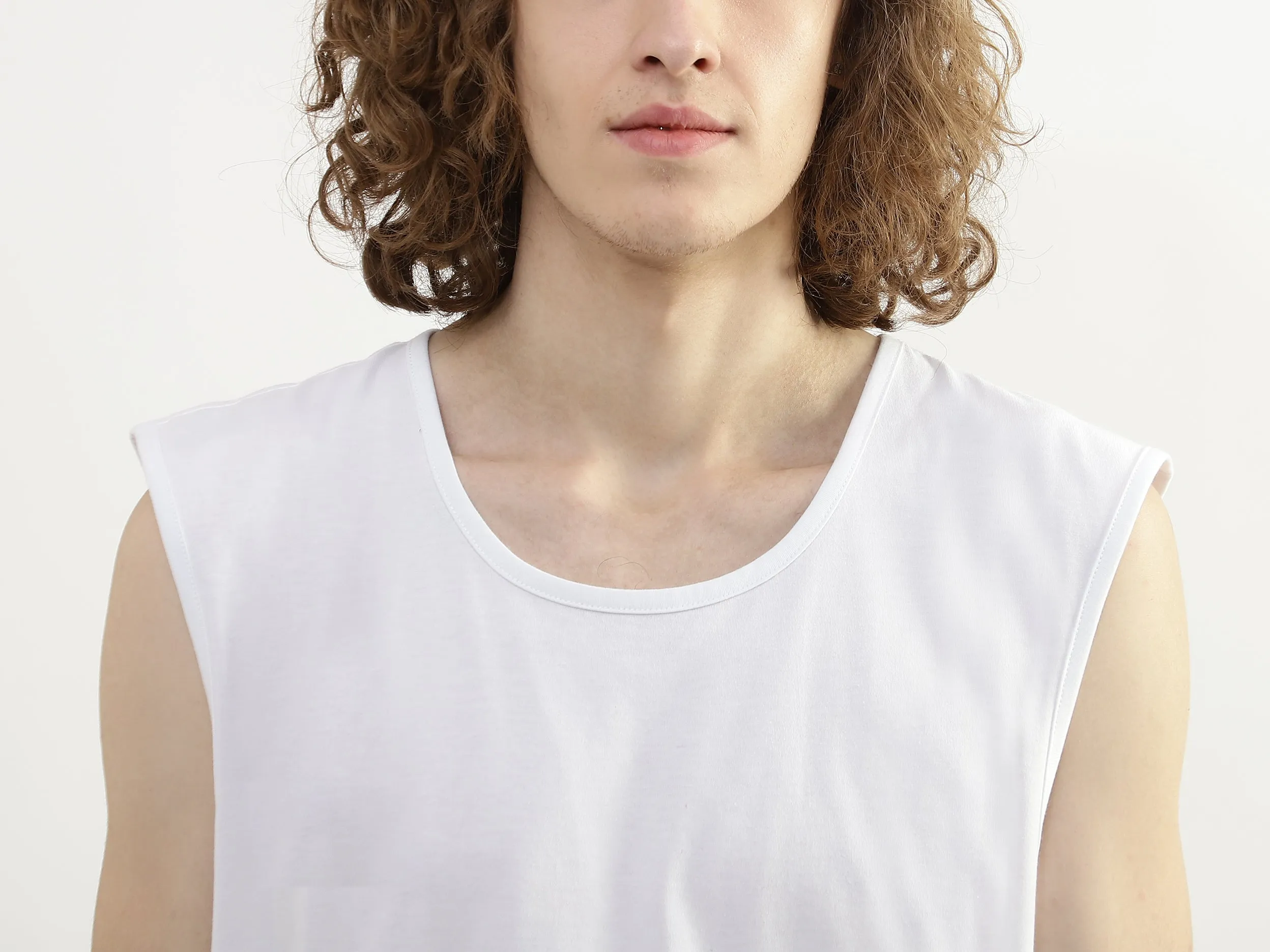 Men Printed Round Neck Tank