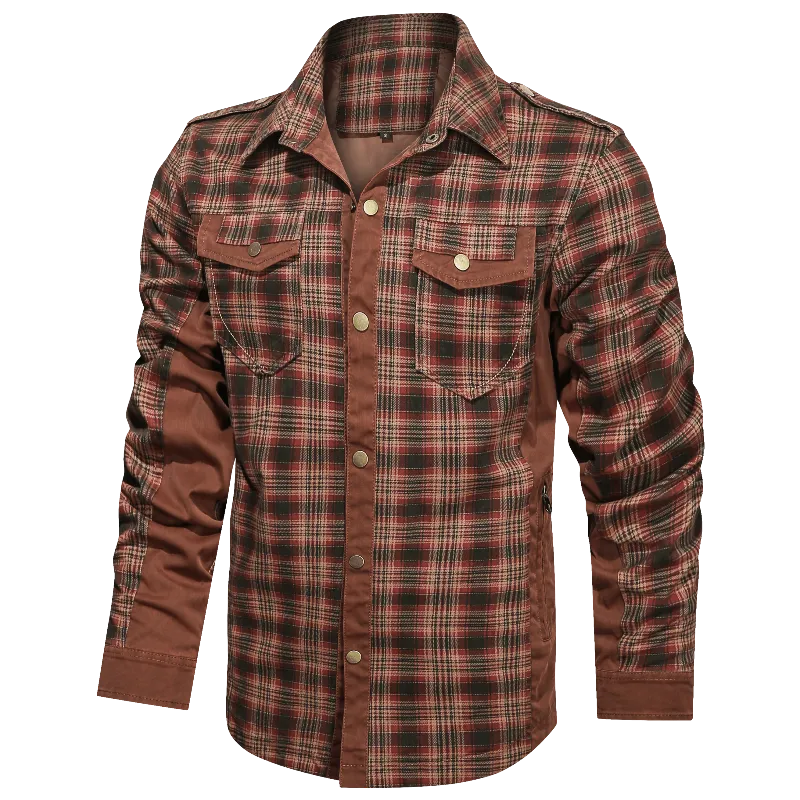 Men's Cozy Check Long Sleeve Flannel Shirt