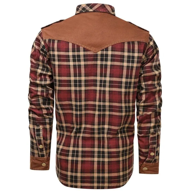 Men's Cozy Check Long Sleeve Flannel Shirt