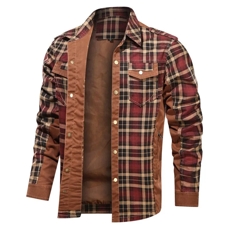 Men's Cozy Check Long Sleeve Flannel Shirt