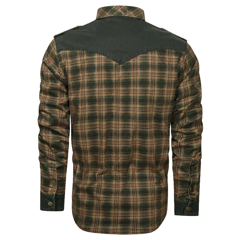 Men's Cozy Check Long Sleeve Flannel Shirt