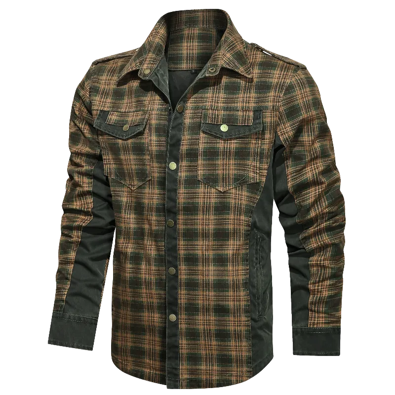 Men's Cozy Check Long Sleeve Flannel Shirt