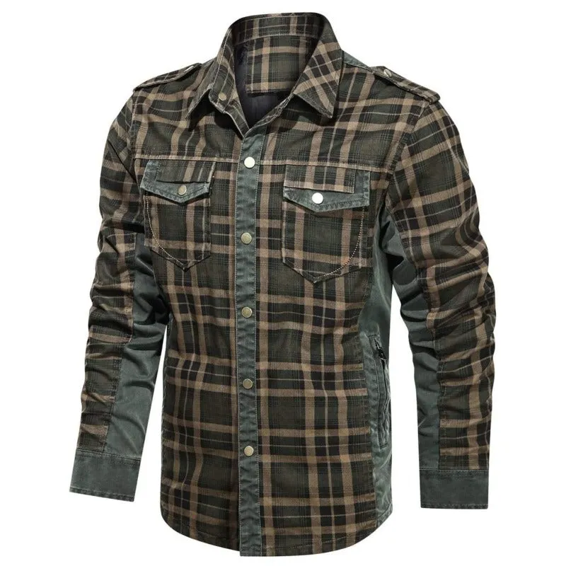 Men's Cozy Check Long Sleeve Flannel Shirt