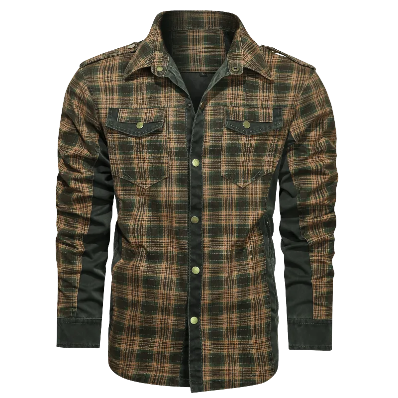 Men's Cozy Check Long Sleeve Flannel Shirt