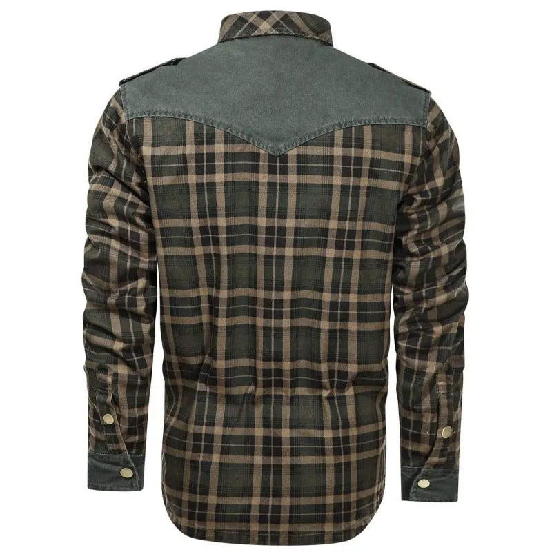 Men's Cozy Check Long Sleeve Flannel Shirt
