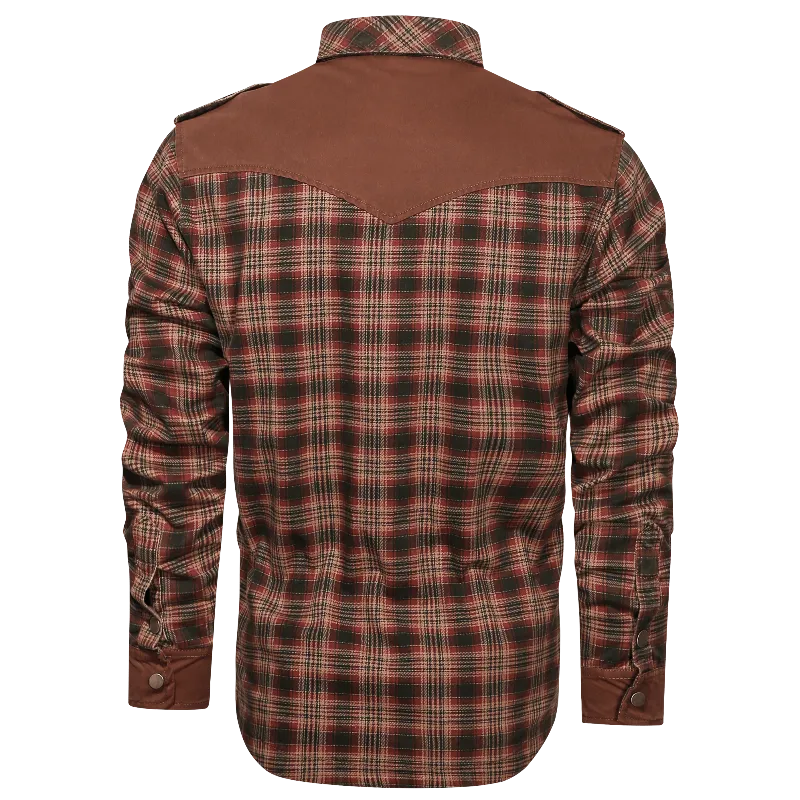 Men's Cozy Check Long Sleeve Flannel Shirt