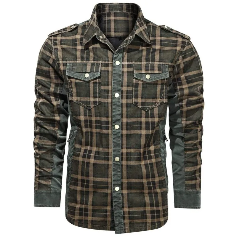 Men's Cozy Check Long Sleeve Flannel Shirt