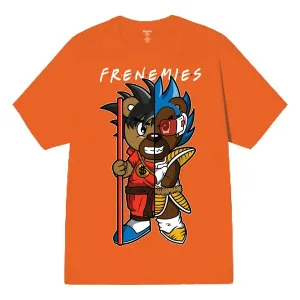 Men's Frenemies Super Bear Orange Tee Shirt