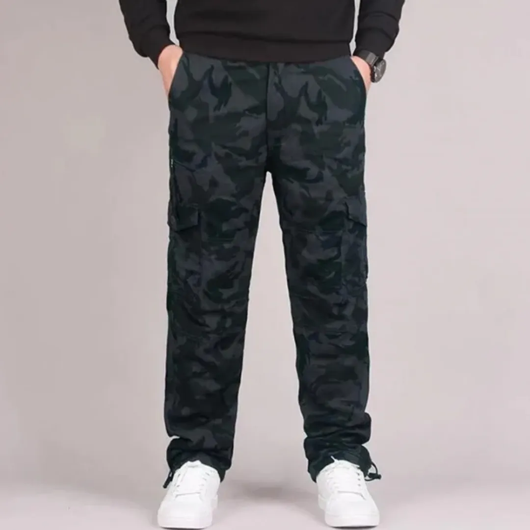 Men's Low Rise Cargo Pants With Zip Pockets | Walking
