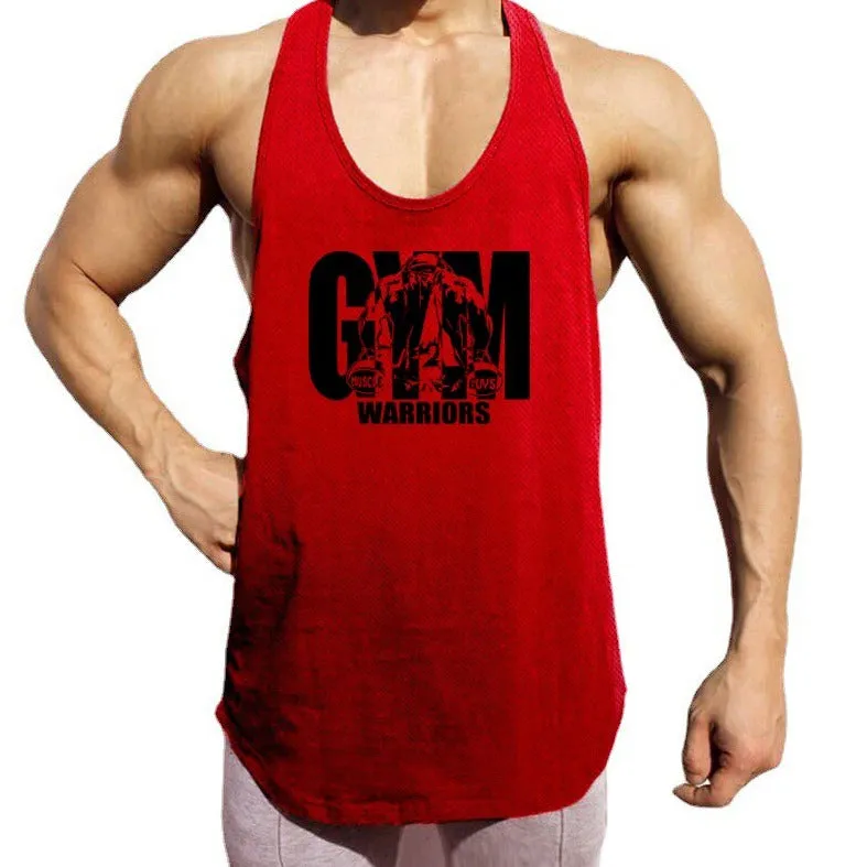 Mens Mesh Stringer Tank Tops