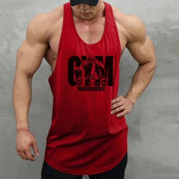 Mens Mesh Stringer Tank Tops