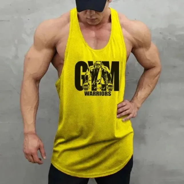 Mens Mesh Stringer Tank Tops