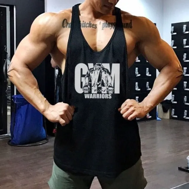 Mens Mesh Stringer Tank Tops