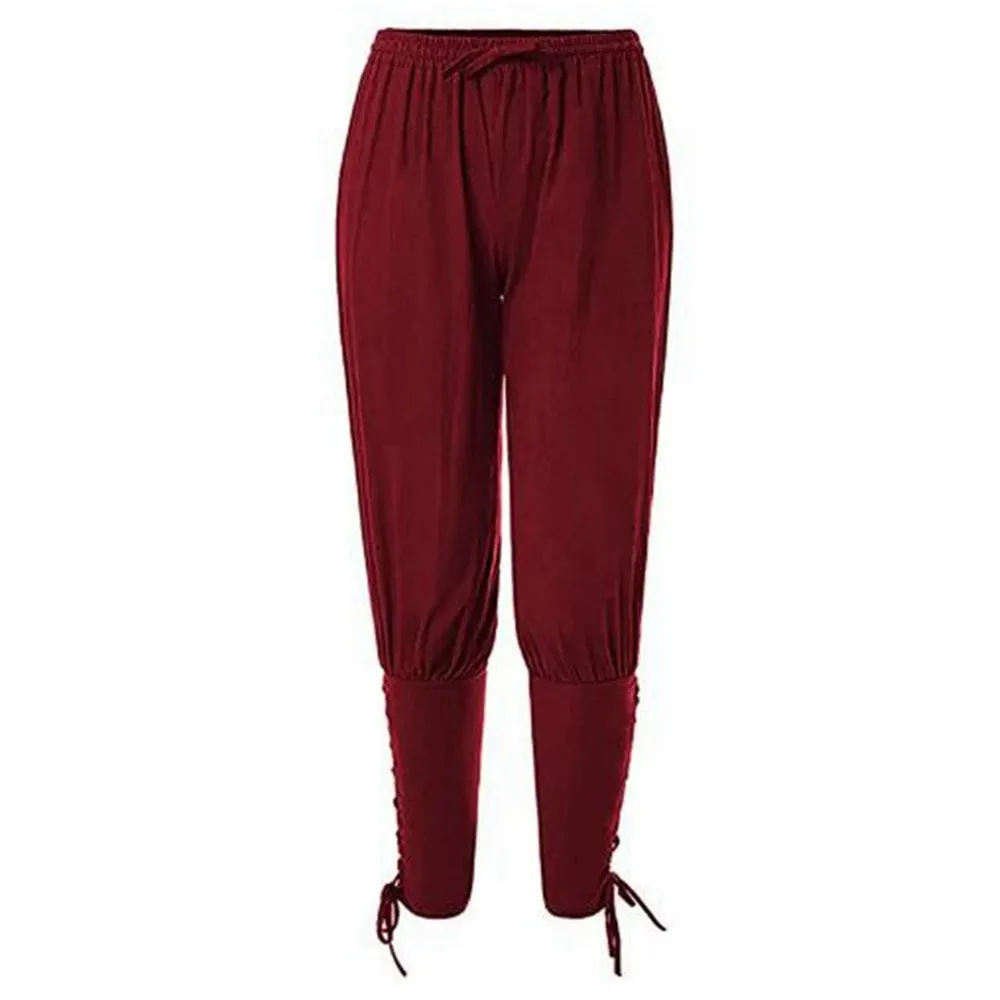 Men's Pirate Pants for Viking, Cosplay, Renaissance, Medieval or Gothic Costume