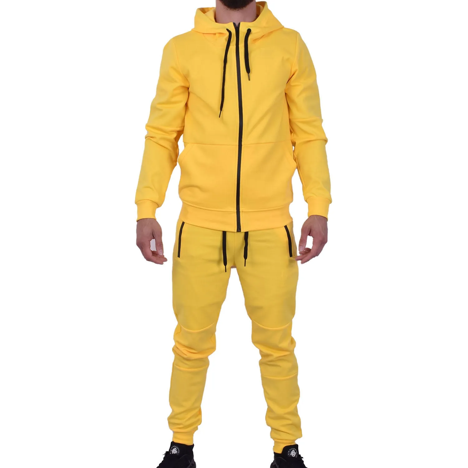Men's Tech Fleece Tracksuit  - Yellow