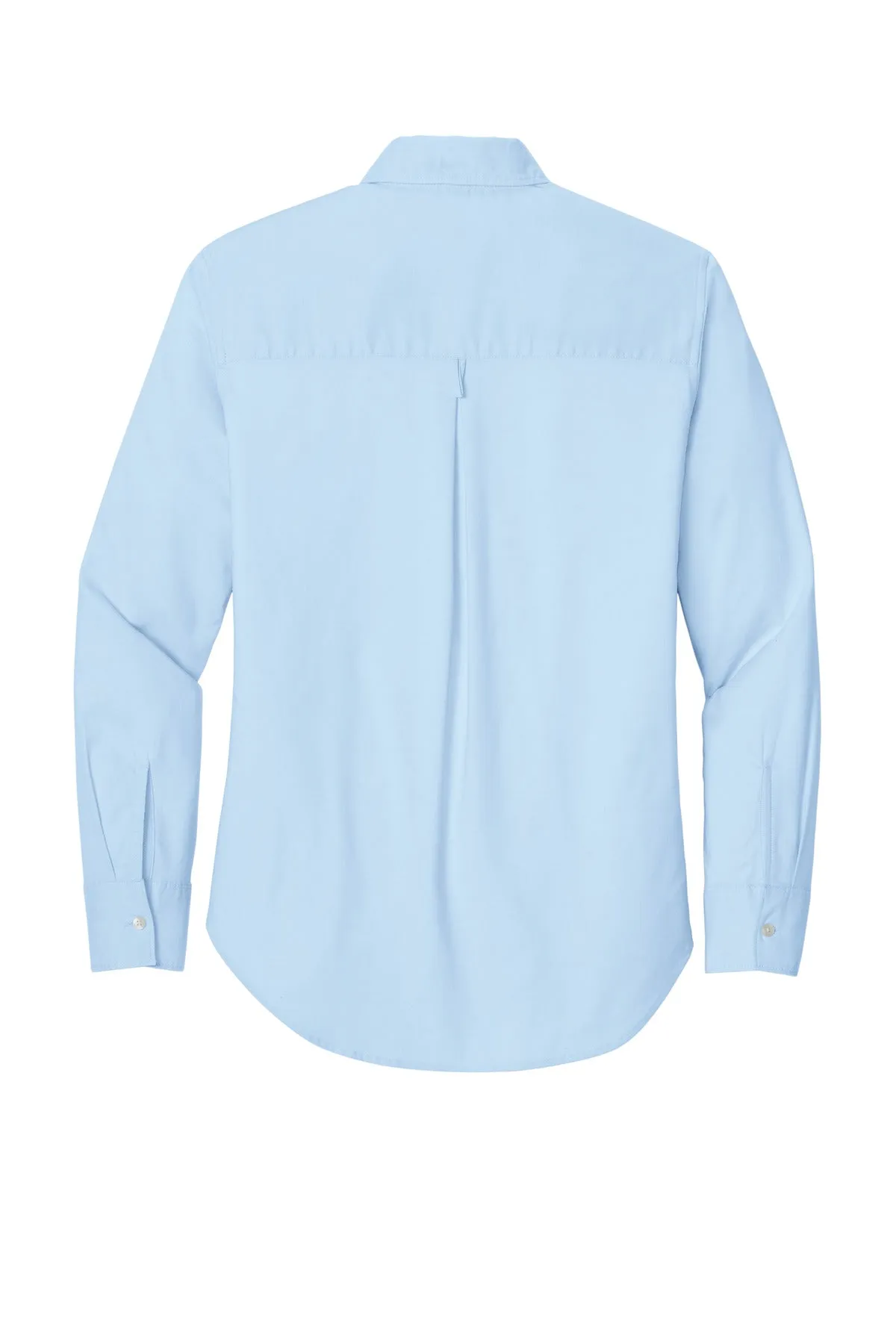 Mercer Mettle Women's Long Sleeve Modern Oxford Shirt MM2003 Light Blue