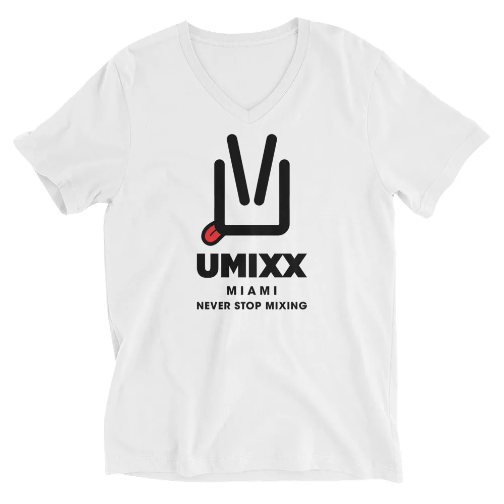 Miami “Never Stop Mixing” V-Neck T-Shirt