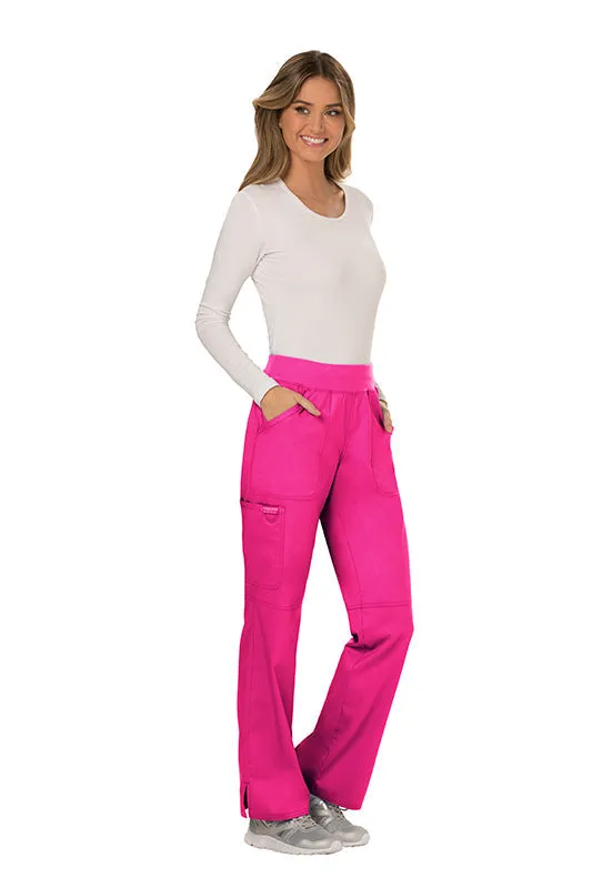 Mid Rise Pull On Cargo Pant